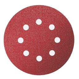 LIJA EXCENT 125/8 RED WOOD GR 240 BOSCH