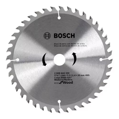 DISCO SIERRA CIRCULAR 7 1/4" X 40D