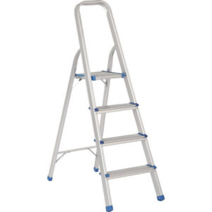 ESCALERA ALUM. PLEGABLE 4 ESCALONES CH.
