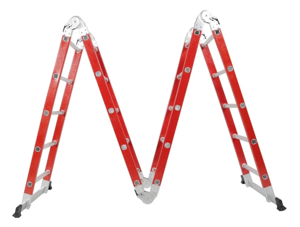 ESCALERA FIBRA ARTICULADA 4X5 5.7MT KLD