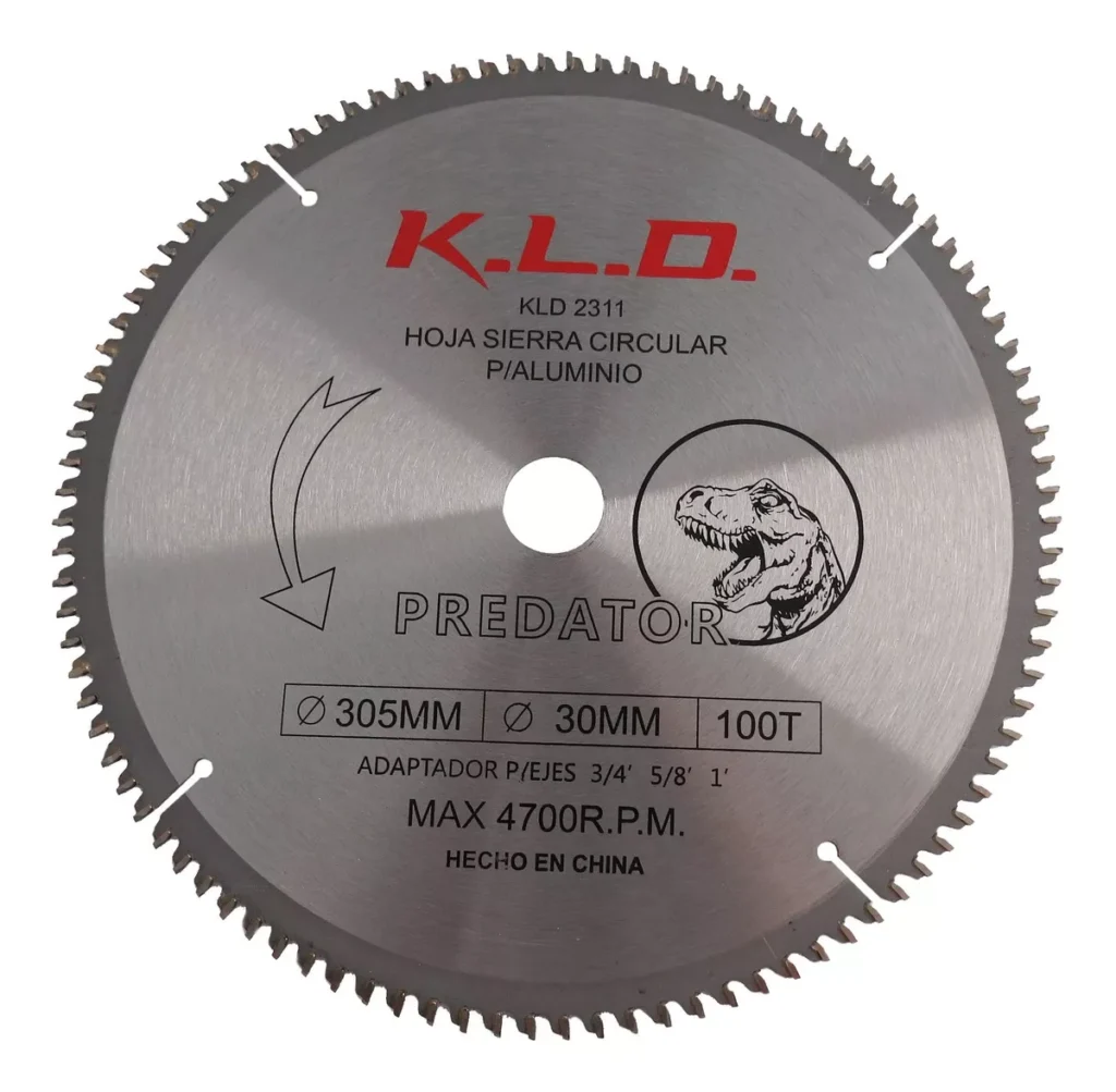 SIERRA CIRCULAR 12" 100D P/ALUMINIO KLD