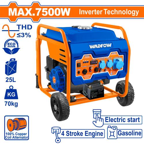 GENERADOR INVERTER 7500W 220V ARRANQUE ELECTRICO WADFOW