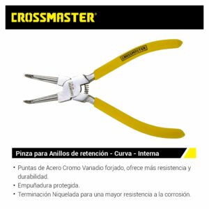 PINZA QUITA SEEGER INT.CUR.7"