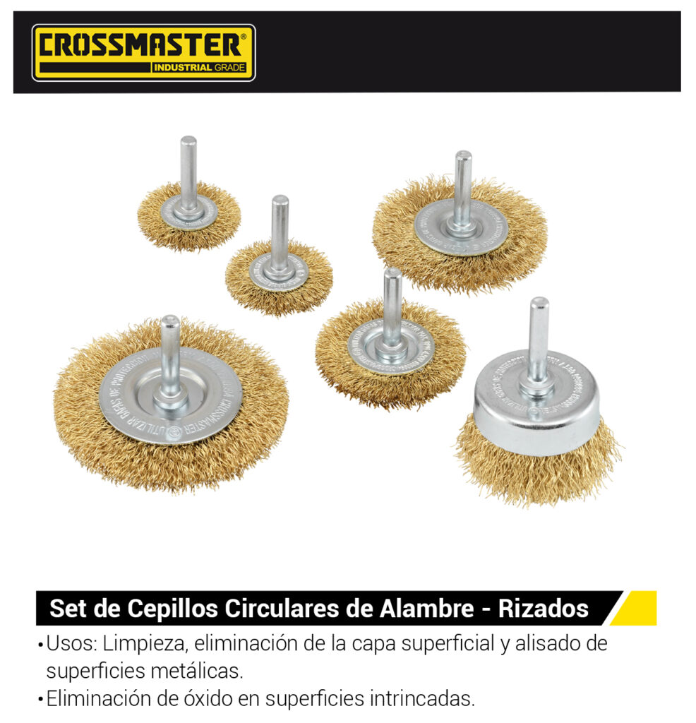 KIT CEPILLOS CIRC.ALAMBRE *5
