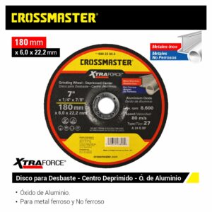DISCO DESBASTE OA 180*6*22.2 DEPR