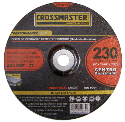 DISCO DESBASTE OA 230*6*22.2 DEPR