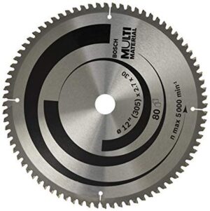 DISCO SIERRA CIR. 12"X80D BOSCH P/ALUMIN