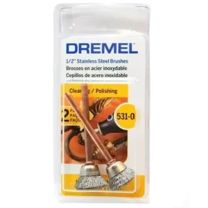 CEPILLO ACERO INOXIDABLE 1/2" DREMEL