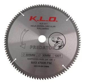 SIERRA CIRCULAR 12" 100D P/ALUMINIO KLD